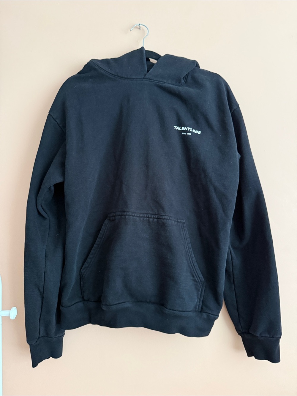 Black Talentless Hoodie Sweatshirt Unisex Large